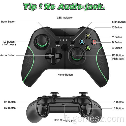 Pour Xbox One Ccontroller sans fil 2.4G